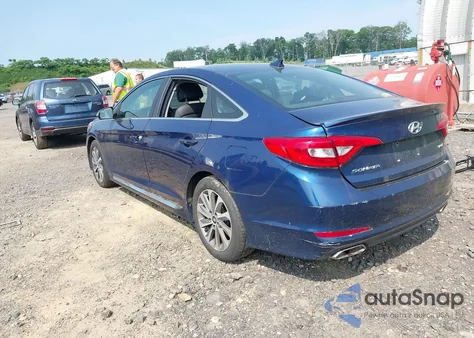 2015 Hyundai Sonata Sport из США, поврежденный, VIN 5NPE34AF7FH031913